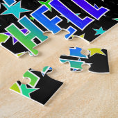 "MITCHELL" Vorname, Spaß "GLÜCKLICHER GEBURTSTAG" Puzzle (Seite)