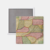 Mitchell's National Map of the American Republic Magnet (Vorderseite/Rückseite)