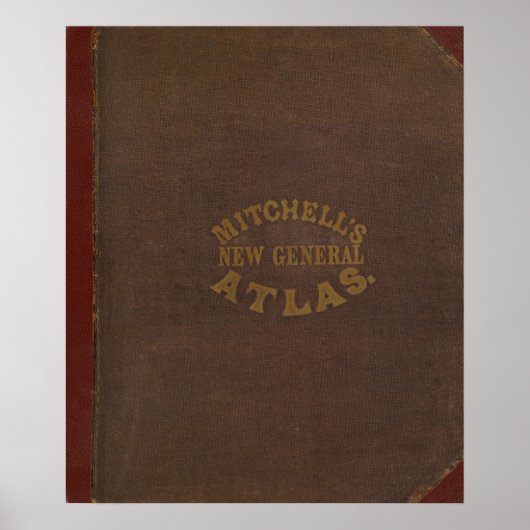 Mitchells neuer allgemeiner Atlas Poster (Vorne)