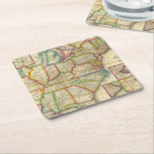 Mitchells Reisend-Führer Rechteckiger Pappuntersetzer (angewinkelt)