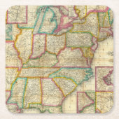 Mitchells Reisend-Führer Rechteckiger Pappuntersetzer (Vorderseite)