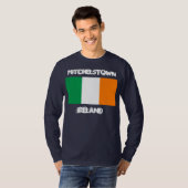 Mitchelstown, Irland mit irischer Flagge T-Shirt (Vorne ganz)