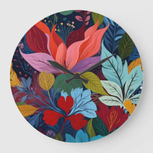 miteinander verbunden große wanduhr