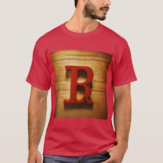 miteinander verflochten "B T-Shirt (Vorderseite)