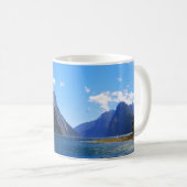 Miter Peak, Milford Sound, Neuseeland Kaffeetasse (VorderseiteRechts)