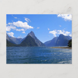 Miter Peak, Milford Sound, NZ Postcard Postkarte