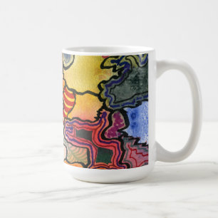 "Mites and Tites" Abstrakte Design-Tasse Kaffeetasse