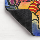 "Mites and Tites" Abstraktes Design Mousepad (Ecke)
