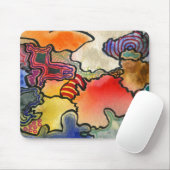 "Mites and Tites" Abstraktes Design Mousepad (Mit Mouse)