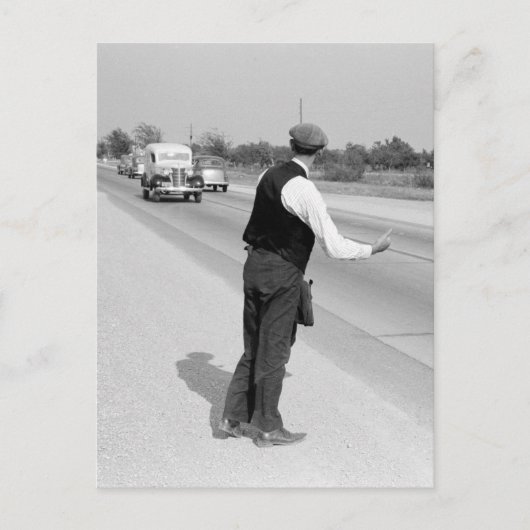 Mitfahren, 1939 postkarte (Vorderseite)