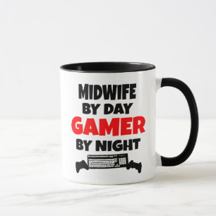 Mitfrau von Day Gamer by Night Tasse
