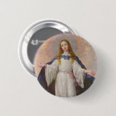 Mitfühlender Mary-Knopf Button (Vorne & Hinten)