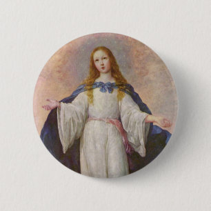 Mitfühlender Mary-Knopf Button