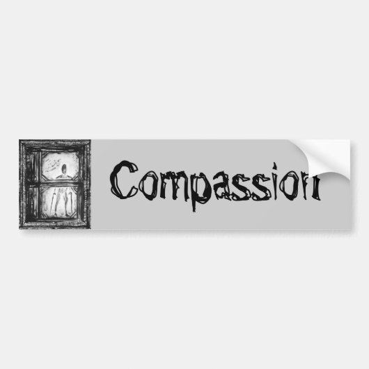 Mitgefühl Autoaufkleber (Vorne)