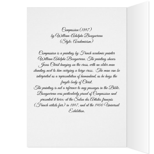 Mitgefühl Christi Bouguereau (Innen (Links))