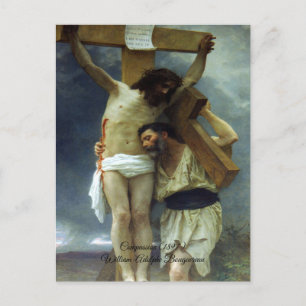 Mitgefühl Christi Bouguereau Postkarte