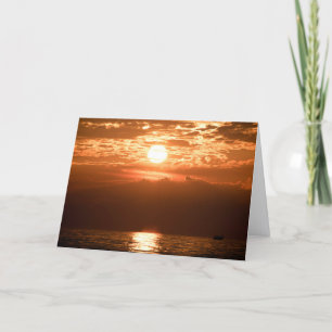 Mitgefühl Danke Lake Michigan Sonnenuntergang Karte