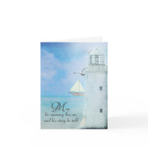 Mitgefühl Danke Weißes Wasserfarben-Leuchtturm