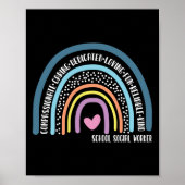 Mitgefühl der Sozialarbeiter in der Schule Gekümme Poster (Vorne)