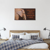 Mitgefühl - Elefant & Literaturzeitschrift - Rusti Leinwanddruck (Insitu (Schlafzimmer))