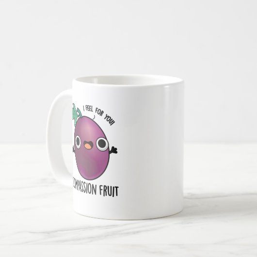 Mitgefühl Frucht Funny Passion Frucht Puff Kaffeetasse (Vorderseite Links)