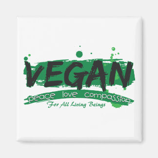 Mitgefühl für vegane Liebe Magnet