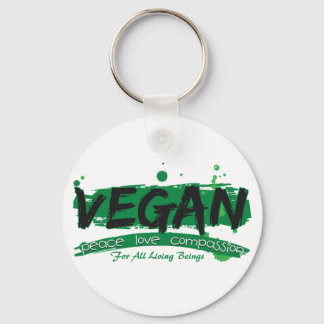Mitgefühl für vegane Liebe Schlüsselanhänger