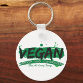 Mitgefühl für vegane Liebe Schlüsselanhänger (Vorderseite)