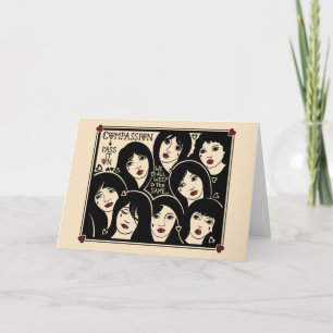 Mitgefühl gibt es on_Greeting Card Karte