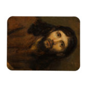 Mitgefühl im Gesicht Jesu Magnet (Horizontal)