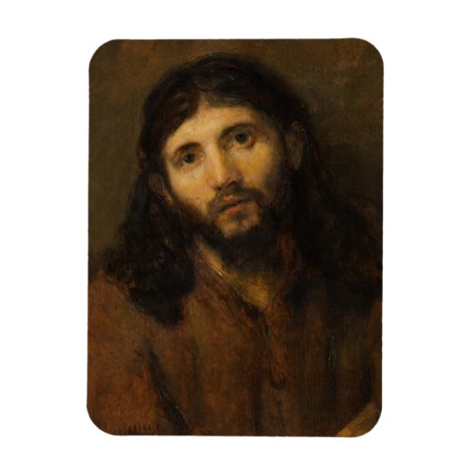Mitgefühl im Gesicht Jesu Magnet (Vertikal)