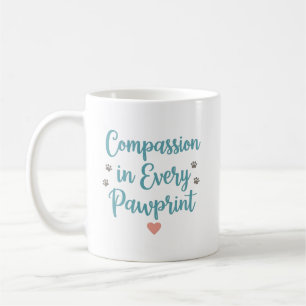 Mitgefühl in jedem Pfotenabdruck – Vet Tech Kaffeetasse