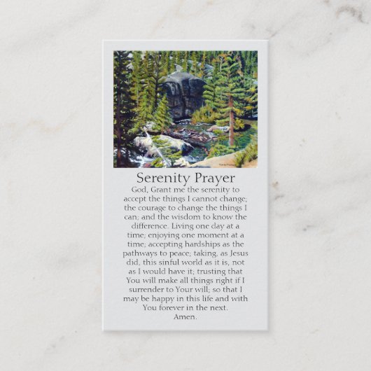 Mitgefühl in Purples Orangen Reds Visitenkarte (Vorderseite)