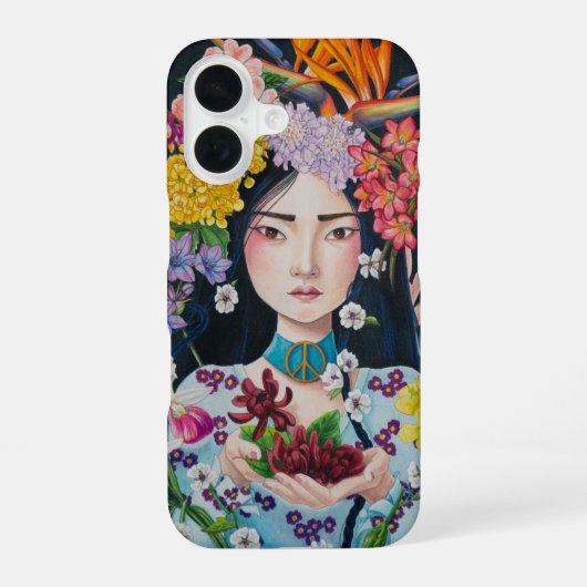 Mitgefühl  iPhone 16 hülle (Rückseite)
