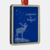 Mitgefühl ist magisch silbernes ornament (Rechts)