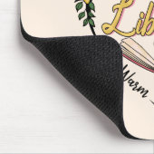 Mitgefühl Librarian - Blumenherz Design Mousepad (Ecke)