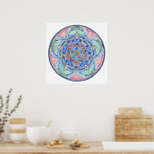 Mitgefühl Mandala Poster (Küche)