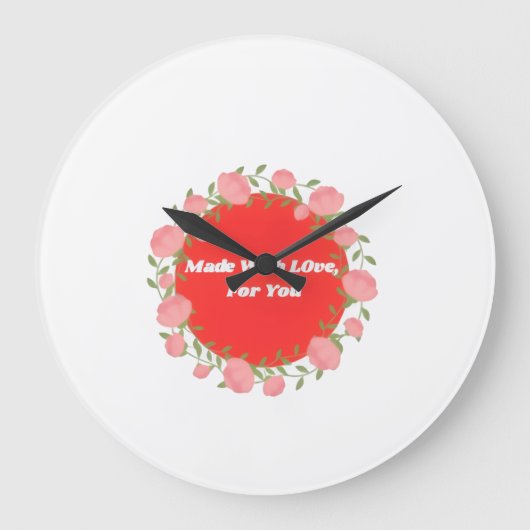 Mitgefühl - Mit Liebe für Sie geschaffen" Uhr (Vorderseite)