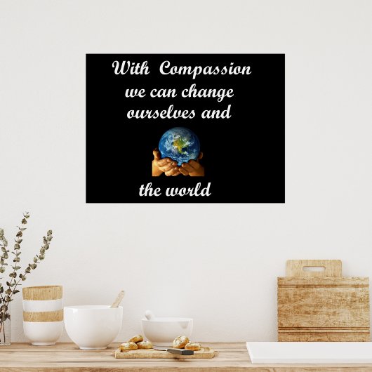 Mitgefühl-Poster Poster (Küche)