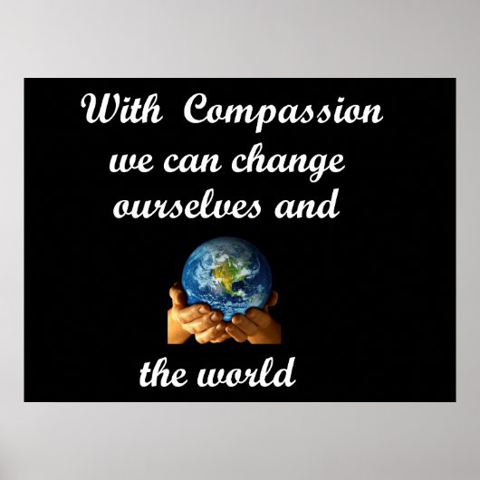 Mitgefühl-Poster Poster (Vorne)