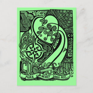 Mitgefühl Postkarte
