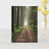 Mitgefühl Schmutzstraße im Wald Karte (Gelbe Blume)