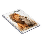 Mitgefühl-Tier-Illustriert-Notebook Notizblock (Rechte Seite)