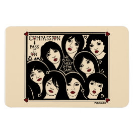 Mitgefühl übergeben es on_Flexible Magnet 6"x4"