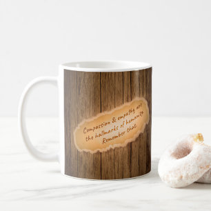 Mitgefühl und Empathie sind die Markenzeichen der  Kaffeetasse