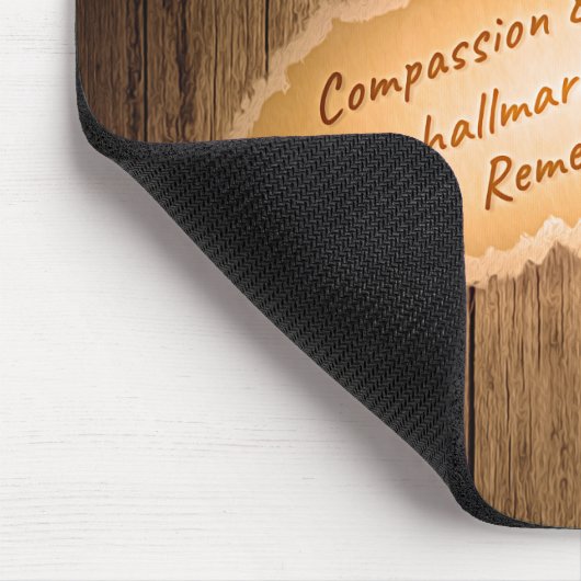 Mitgefühl und Empathie sind die Markenzeichen der  Mousepad (Ecke)