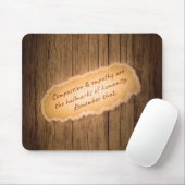 Mitgefühl und Empathie sind die Markenzeichen der  Mousepad (Mit Mouse)