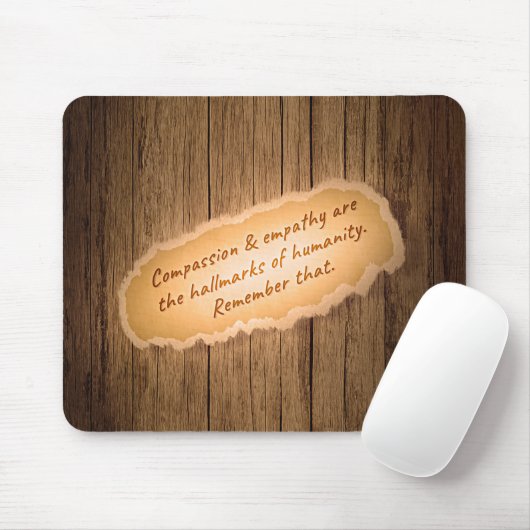 Mitgefühl und Empathie sind die Markenzeichen der Mousepad (Mit Mouse)