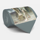 Mitgefühl von William Bouguereau 1896 über Gray Krawatte (Gerollt)