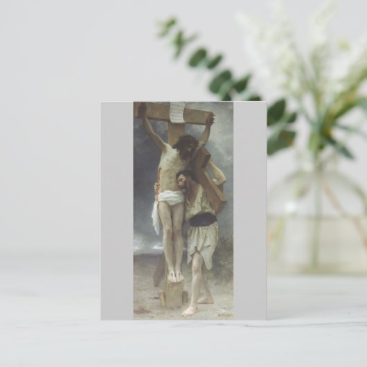 Mitgefühl von William Bouguereau Postkarte (Stehend Vorderseite)